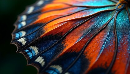 Butterfly Wing Close-Up: Capturing Fine Scales and Unique Patterns