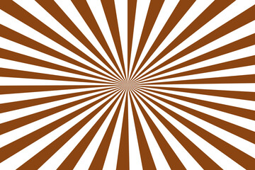Fototapeta premium SaddleBrown Sunburst for the background. flag of japanese. The rising sun..