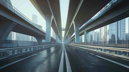 Fototapeta premium road in the city