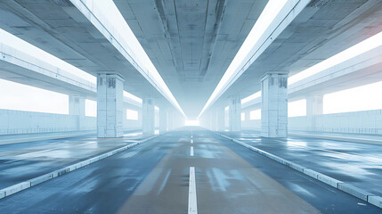 Obraz premium road in the city