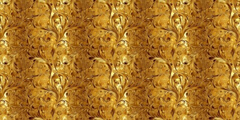 Luxurious gold background with rich textures and metallic sheen. seamless background pattern