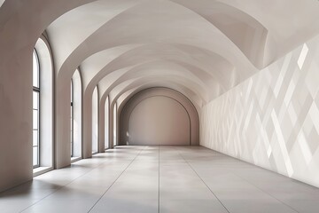 corridor of the building