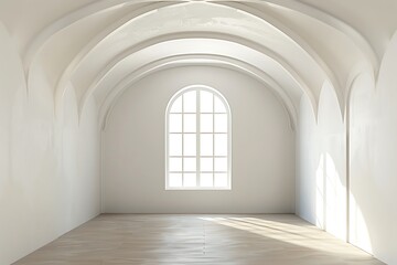 Fototapeta premium empty room with window