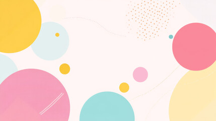 A colorful background with many different colored circles