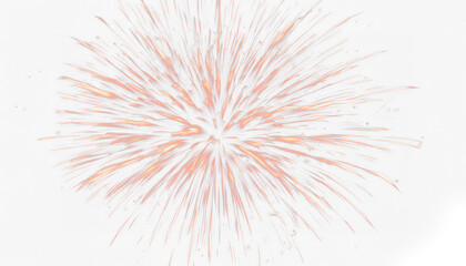 Obraz premium Firework explosion isolate on transparent background, cutout, png
