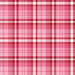 Seamless pattern in unique light and dark pink colors for plaid, fabric, textile, clothes, tablecloth and other things. Vector image.