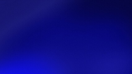 Abstract background Flat style. Freeform blue gradient color background with defocused blur grainy noise effects. Light and dark blue colors copy space 