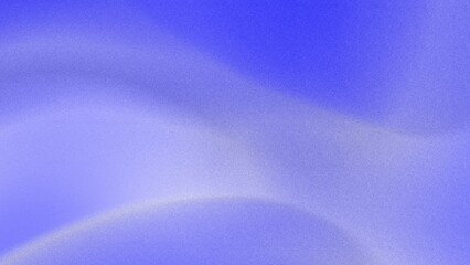 Abstract background Flat style. Freeform blue gradient color background with defocused blur grainy noise effects. Light and dark blue colors copy space 