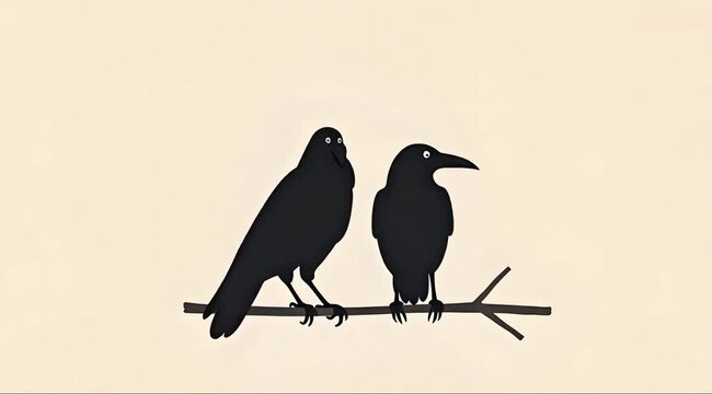 birds on a branch
