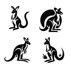 Kangaroo vector set