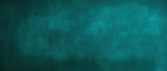Fototapeta premium Empty green chalkboard or blackboard with smudges and scratches, perfect for educational or presentation backgrounds, text overlay, and design projects.