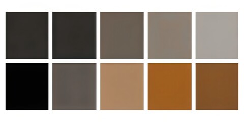 - Color: Browns, blacks, grays