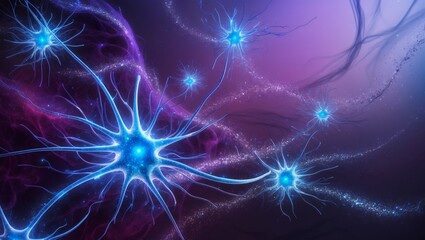 Neural network concept with active brain cells