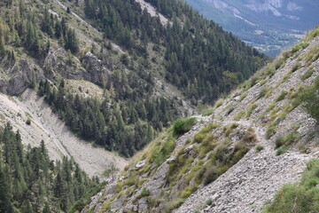 Fototapeta premium randonnée montagne de Boules, 04