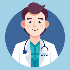 Fototapeta premium doctor with stethoscope