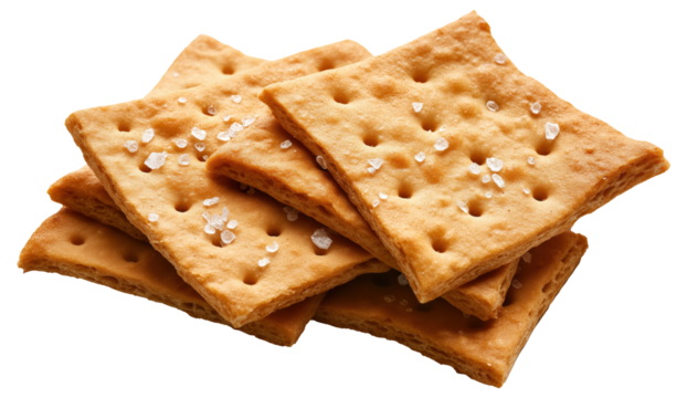 PNG Stack of salted crackers