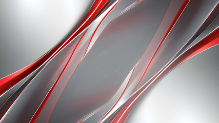 Luxurious Red and Silver Shining Abstract Background for Business Projects