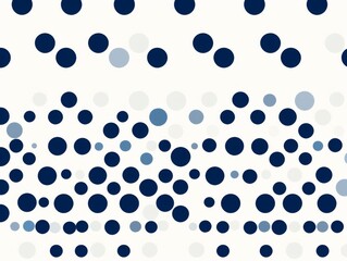 Repeating minimalist halftone pattern with small indigo circles arranged in a grid