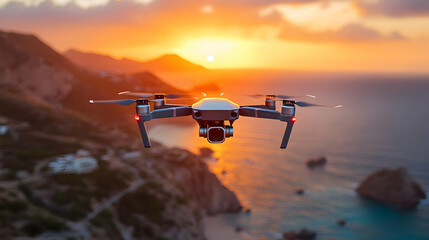 Drone Photography Sunset Landscape Photo