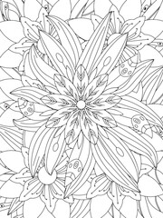 Flowers Coloring Book Pages Flowers Patterns
