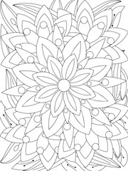 Flowers Coloring Book Pages Flowers Patterns