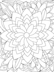 Flowers Coloring Book Pages Flowers Patterns