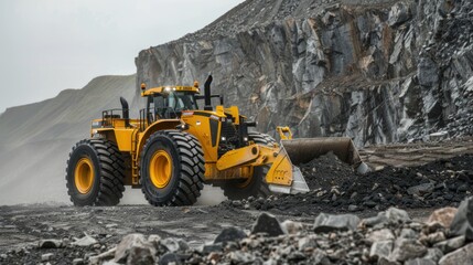 Wheel tractor scraper operator working on a large earthmoving task