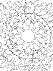 Flowers Coloring Book Pages Flowers Patterns