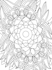 Flowers Coloring Book Pages Flowers Patterns