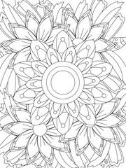 Flowers Coloring Book Pages Flowers Patterns