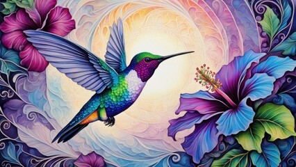 Obraz premium blue and yellow parrot created with generative AI software