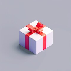 Obraz premium Gift Boxes with Red Ribbon Designs. AI generated image