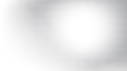 Abstract white and gray color background with halftone effect, dot pattern. Vector illustration.