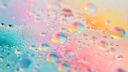 colorful water bubbles