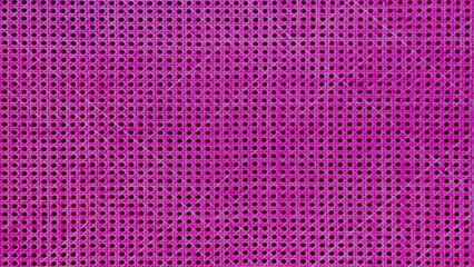 abstract geometric pattern of purple wooden basketwork, stylish texture background for handicraft, craft, cultural, traditional concept. wicker mesh texture. pink rattan background.