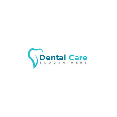 Unique modern minimalistic dental Logo design