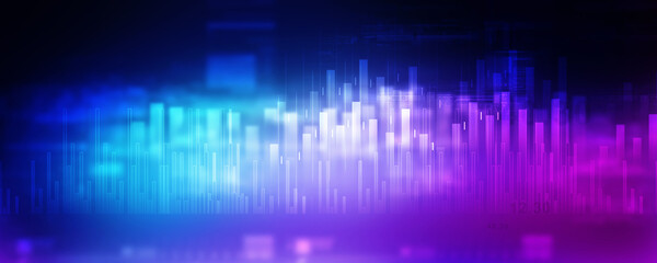 Fototapeta premium 2d illustration Stock market online business concept. business Graph 