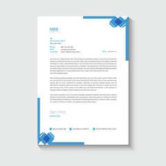 Abstract Letterhead Design Template