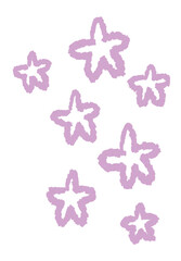 star doodle scribble decoration