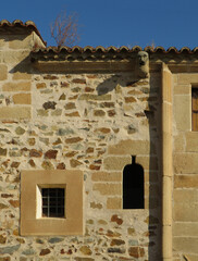 View of medieval facade in the historic city center of Caceres. Spain. © JOSEANTONIO