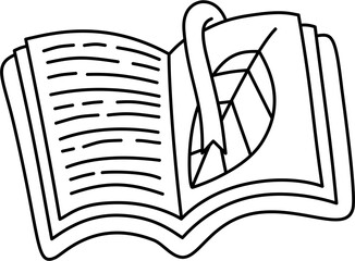 autumn element doodle