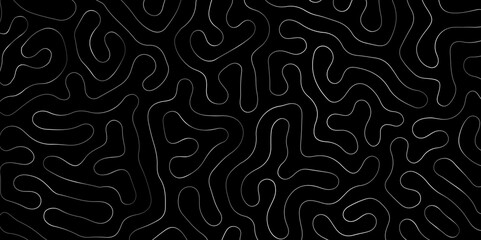 Abstract seamless turing pattern minimal organic geometric black background. white stock line abstract pattern Transparent monochrome striped texture, seamless pattern, modern stylish texture.