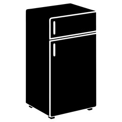 Refrigerator Silhouette Vector Design