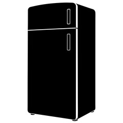 Refrigerator Silhouette Vector Design