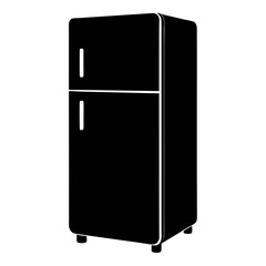 Refrigerator Silhouette Vector Design