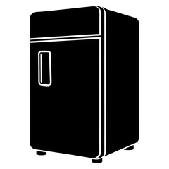 Refrigerator Silhouette Vector Design