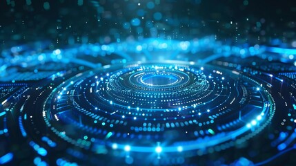 Fototapeta premium Abstract Futuristic Technology Background