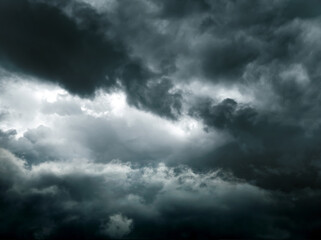 Dramatic Storm Clouds Background