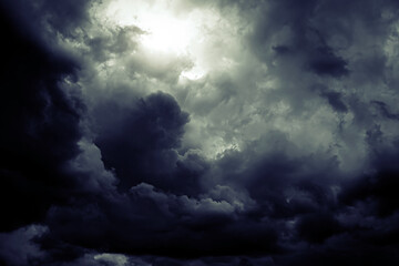 Dramatic Storm Clouds Background