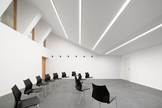 Modern Auditorium Interior with Minimalist Design